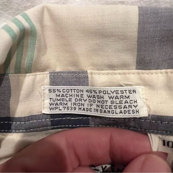 Diane Von Furstenberg Women’s Designer Plaid Shirt Size 10 - Picture 5 of 5